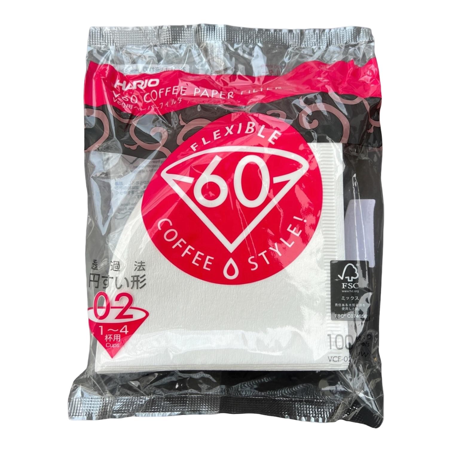 Hario 02 Paper filter - 100 pieces